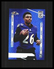 2024 Rasheen Ali Rookie Card Donruss Elite #139 Status Blue Sparkle /299 Ravens