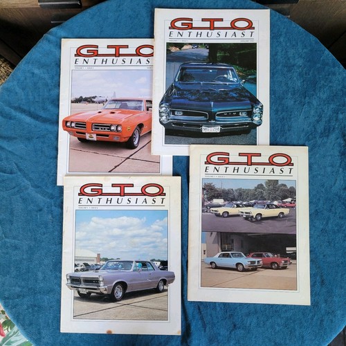 GTO ENTHUSIAST  , VOLUME 1  , ISSUES 1 ,  3  ,  5 ,  AND 6  ;  ILLUSTRATED