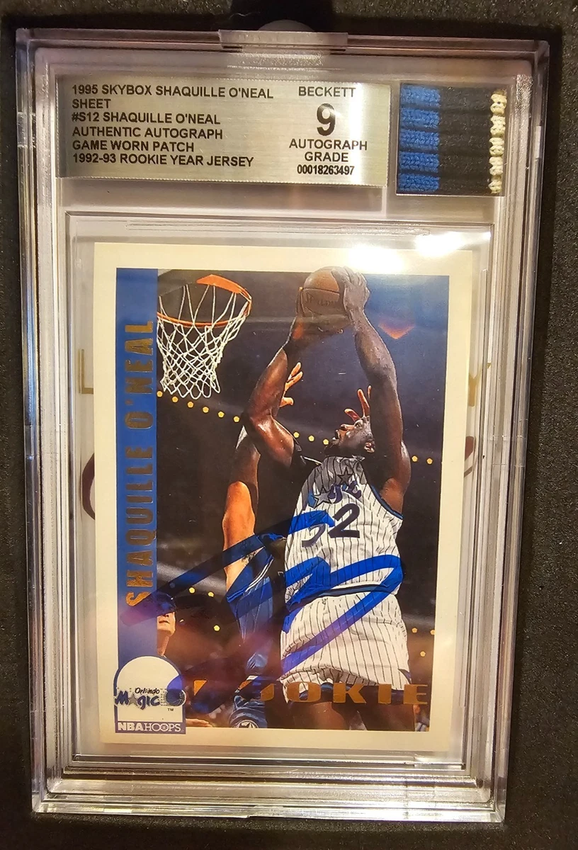Shaquille O'Neal Orlando Magic Basketball Autographed Sports