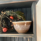 Vintage Pyrex BROWN WOODLAND 401 Small Mixing Bowl 1-1/2 Pint 750ml