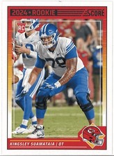2024 Score - Rookies Kingsley Suamataia #331 (RC)