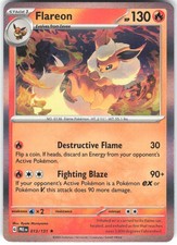 Flareon 013/131 Evoluzioni Prismatiche PRE HOLO NM Carta Pokemon TCG