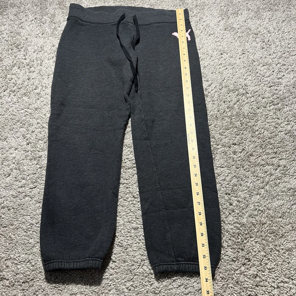 Pink Victoria’s Secret Women’s Lounge Pants Medium Gray Academy Dog Y2k Vintage - Image 4 of 4
