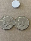 1977 P(no mint mark)&D Kennedy Half Dollar Two Coin Set-Nice Rim-Free Shipping