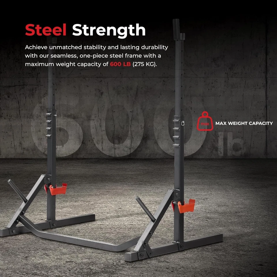 Multifunctional Steel Home Gym Equipment with Adjustable Bench and Squat Stand - Image 4 of 4