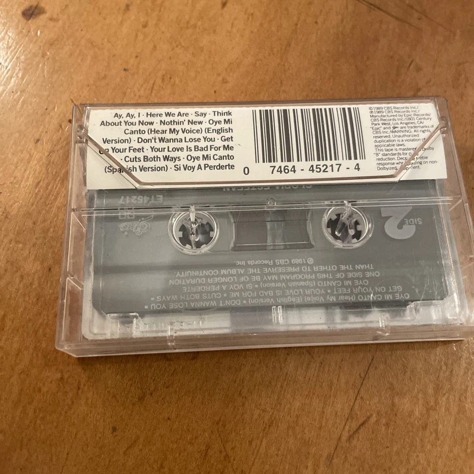 Gloria Estefan & Miami Sound Machine: Cuts Both Ways (Cassette, 1989, CBS) EPIC - Image 3 of 4