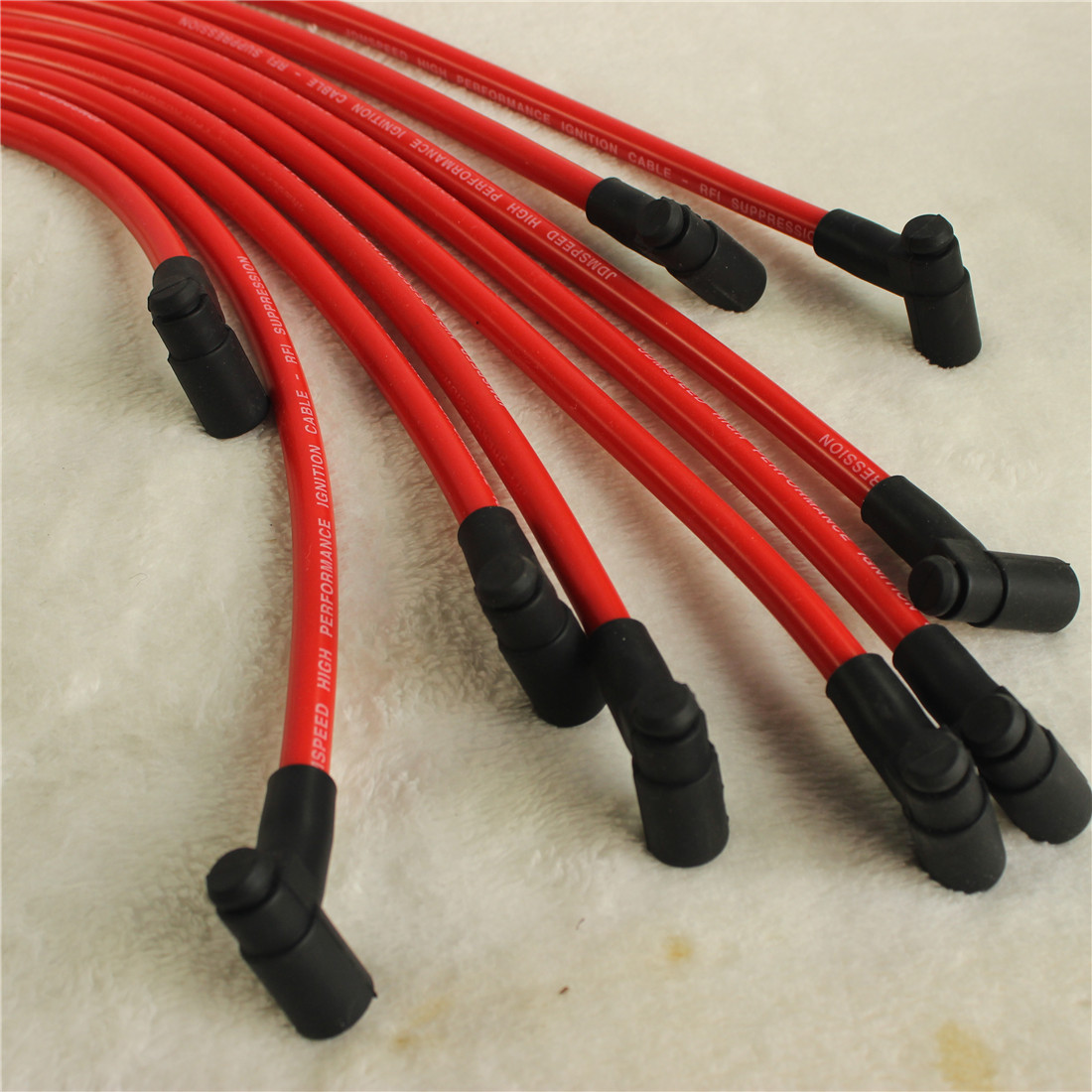 FITS Chevy SBC BBC 350 383 400 454 V8 HEI Spark Plug Wires Set 90 to