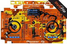 Pioneer XDJ-RX Skin Orange Camo Protective Decal StyleFlip Skins