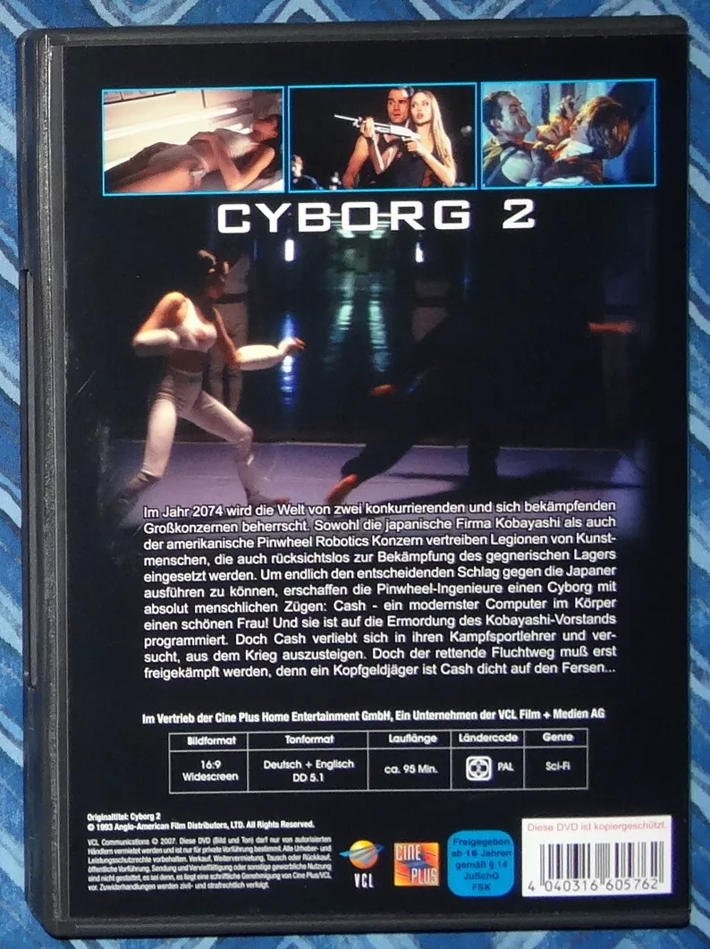 Cyborg 2: Glass Shadow (Video 1993) - IMDb