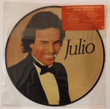 RARE JULIO IGLESIAS 1100 BEL AIR PLACE PICTURE DISC CBS 9C9 39928 SI 1984 NM-VG+