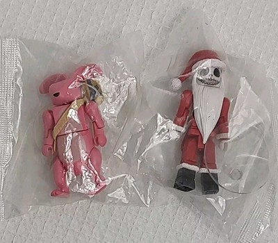 Nightmare Before Christmas Minimates  SANTA JACK & Easter Bunny 2'' Mini Figure