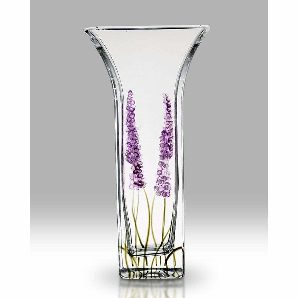 Nobile Glassware Lavender Flared Vase 22.5cm 1869-18