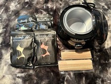 Madors waxing kit Brazilian Wax Warmer Hair Removal Facial Bikini 4 Pks Wax NEW