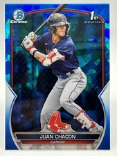 JUAN CHACON 2023 1st Bowman Chrome Prospects Sapphire Red Sox #BCP-105