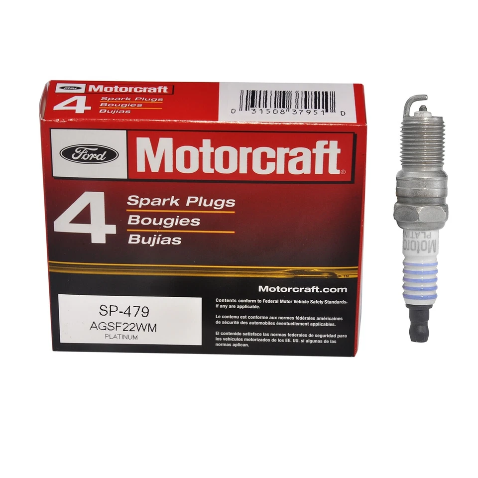 Set of 4 Motorcraft Spark Plug SP479 For Audi DeLorean Ford Jaguar Lincoln 81-08 - Изображение 2 из 3