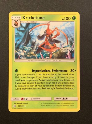 Kricketune 014/236 | Uncommon | Sonne und Mond Kosmische Finsternis