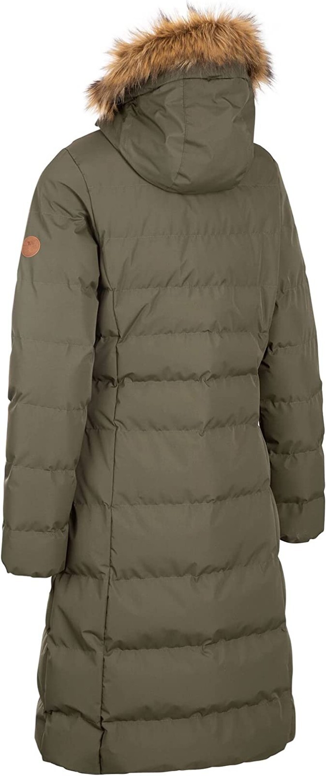 Trespass Womens Waterproof Jacket Padded Long Winter Coat Vine Green