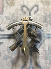 Vintage Brass Nautical Sextant