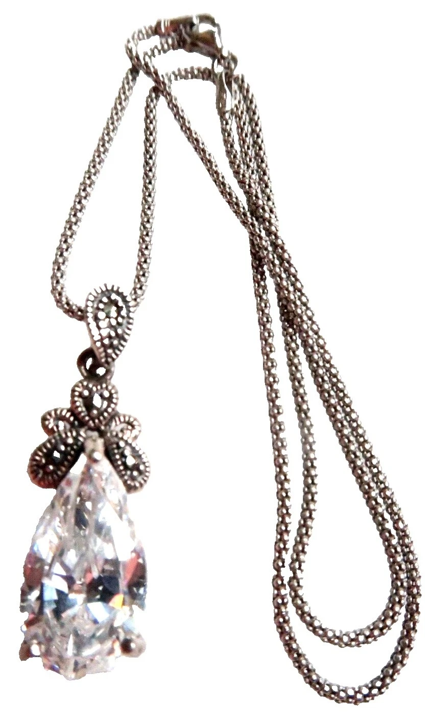 Crystal Sterling Silver Handcrafted Necklaces & Pendants