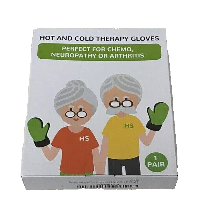 Hot & Cold Therapy Ice Pack Gloves for Chemo Neuropathy Arthritis 1