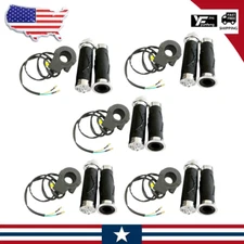 5 Set Handlebar Throttle Grips Kill Switch Fit 49cc 66cc 80cc Motorized Bicycle