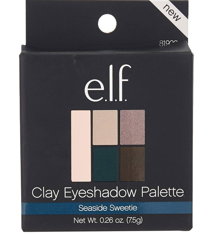 ELF CLAY Eyeshadow PALETTE ~ 81923 SEASIDE SWEETIE ~ Discontinued NEW in BOX