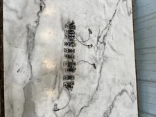 87 Sea Ray 270 Boat stainless steel Bimini top mounts cleats brackets