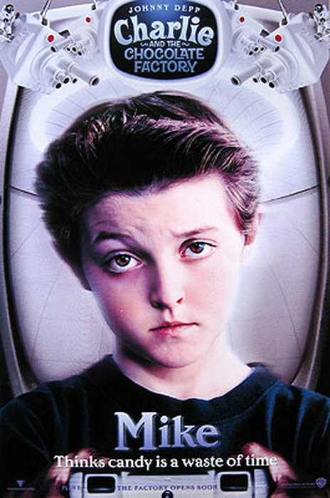 Charlie And The Chocolate Factory (Mike) Original Movie Poster