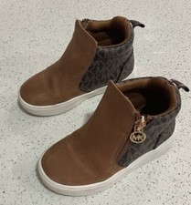 Michael Kors Niña Jordana Sadie Logo Plataforma Zapatillas Botines Niño Moca/Cara