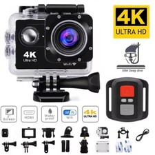 4K Action Camera 1080P/30FPS WiFi 2.0" Underwater Waterproof Helmet Video Record
