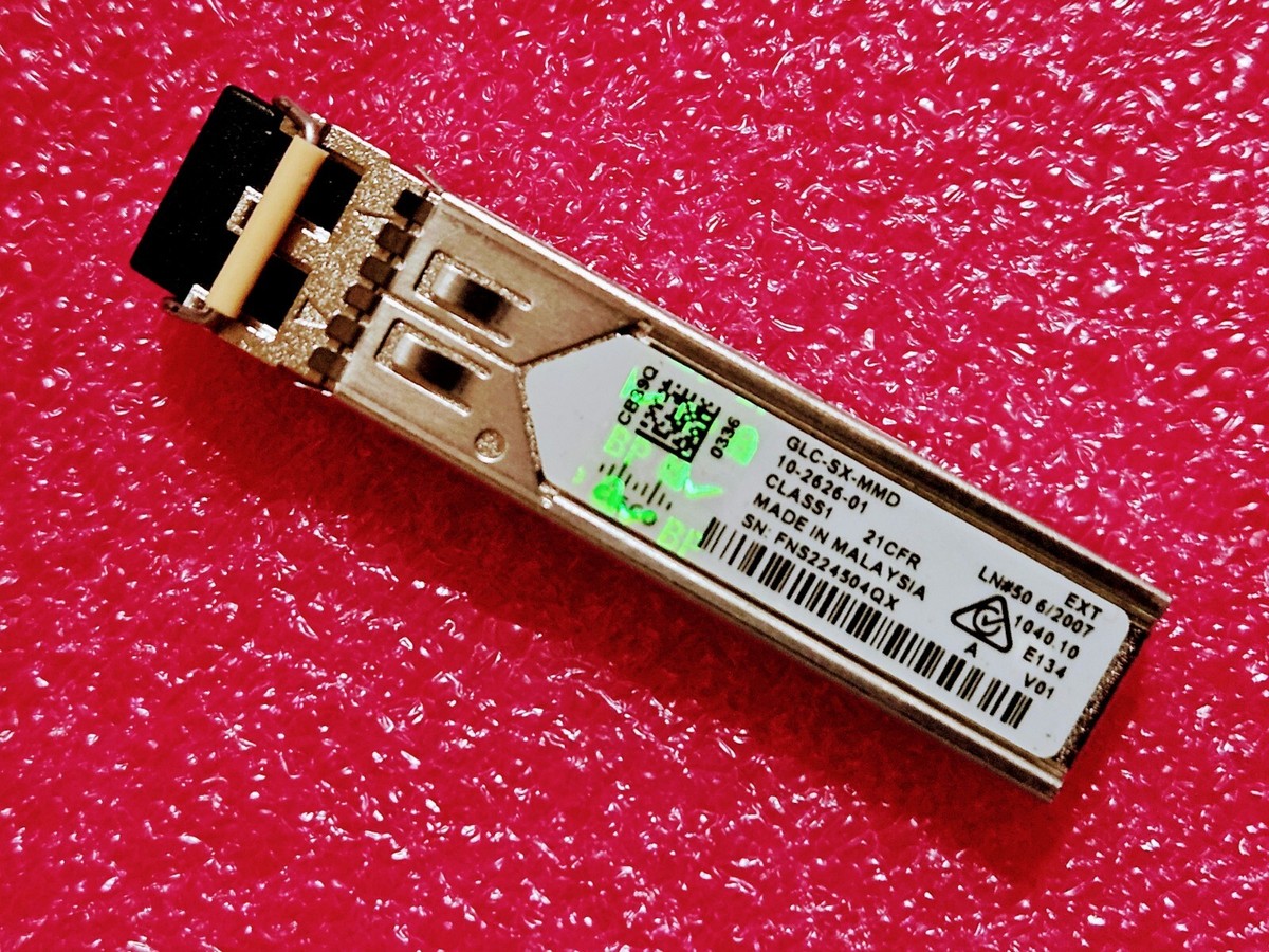 Genuine Cisco GLC-SX-MMD 1000Base-SX 850nm 550m MMF LC 10