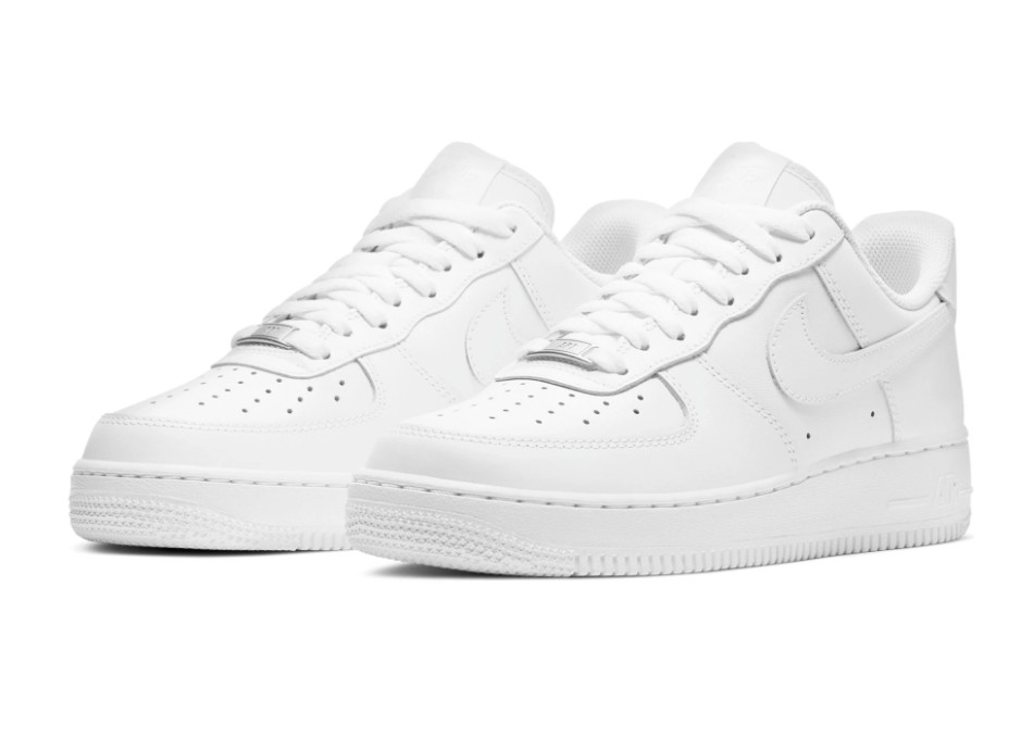 [DD8959-100] Кроссовки Nike Womens Air Force 1 с низким берцем, белые, С ПОВРЕЖДЕНИЯМИ В КОРОБКЕ * НОВЫЕ*