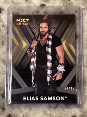 2017 Topps WWE NXT Elias Samson Silver Parallel Rookie 12/25 NXT Called Up SP RC