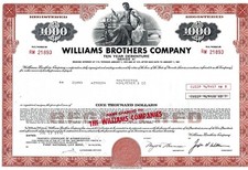 Williams Brothers Company, 11% / 12% Ten Year Debenture Series A, 1972 (1.000 $)