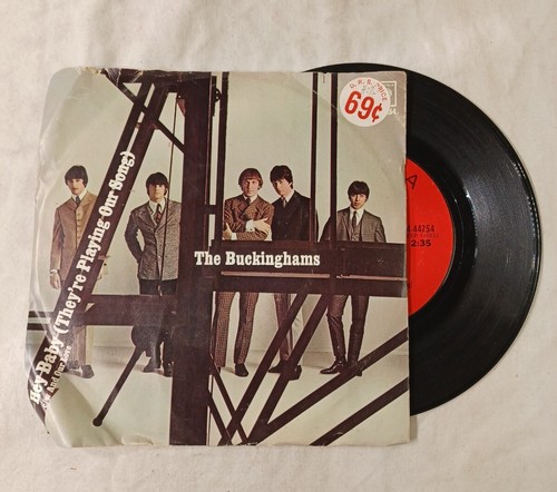 The Buckinghams - Hey Baby - Columbia Bildhülle 7" Vinyl Schallplatte 45 1/min