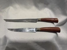 Lot of 2 Vtg Westall Richardson Knives Sheffield England Bakelite / Stainless