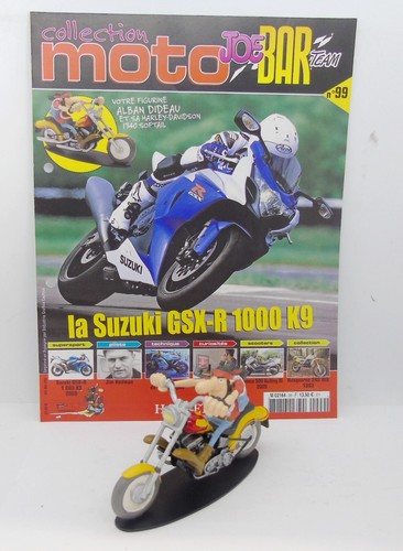 12136 A Figurine Statuette Moto Rouge Joe Bar Team Harley Chooper 18 Cm