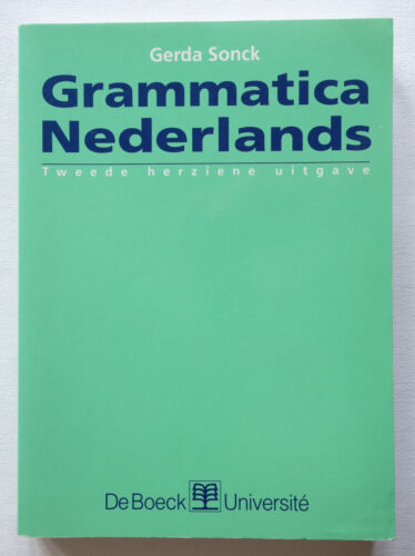 Grammatica Nederlands - Gerda Sonck - Université De Boeck 1993 TBE - Imagen 1 de 8