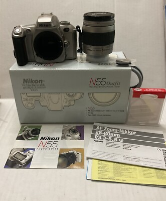 Nikon N55 SLR 35mm film camera- UNTESTED. Selling as