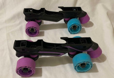 Roller Derby Replacement Truck Skates With All Purpose Wheels Pink Blue