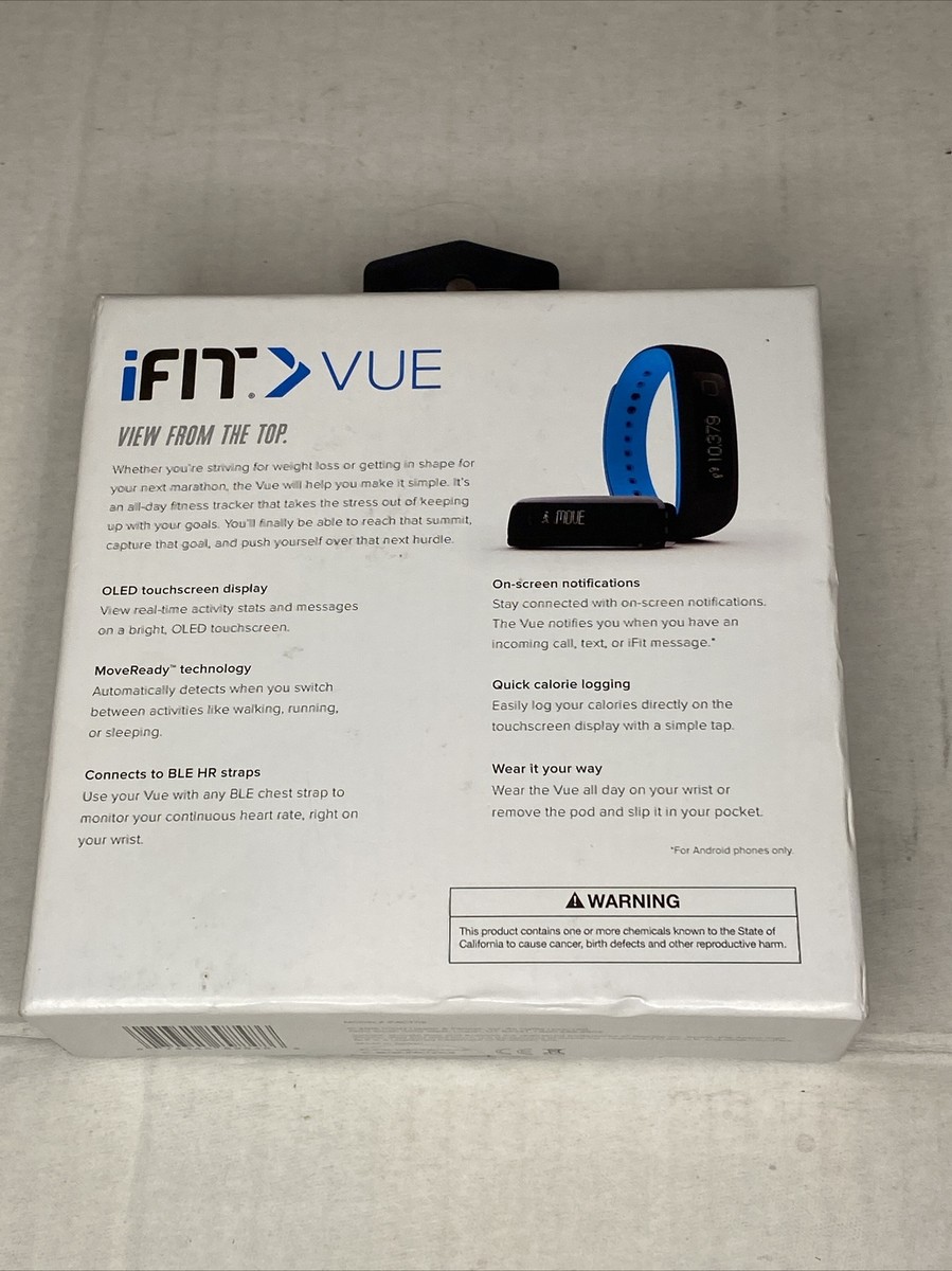 Ifit Vue Unit With Blue And Black S/M And L/XL Band USB Power