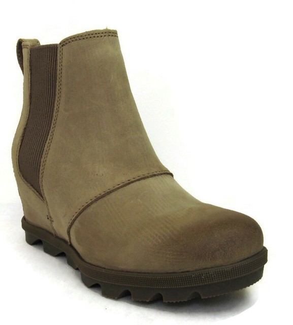 joan waterproof wedge felt chelsea boot