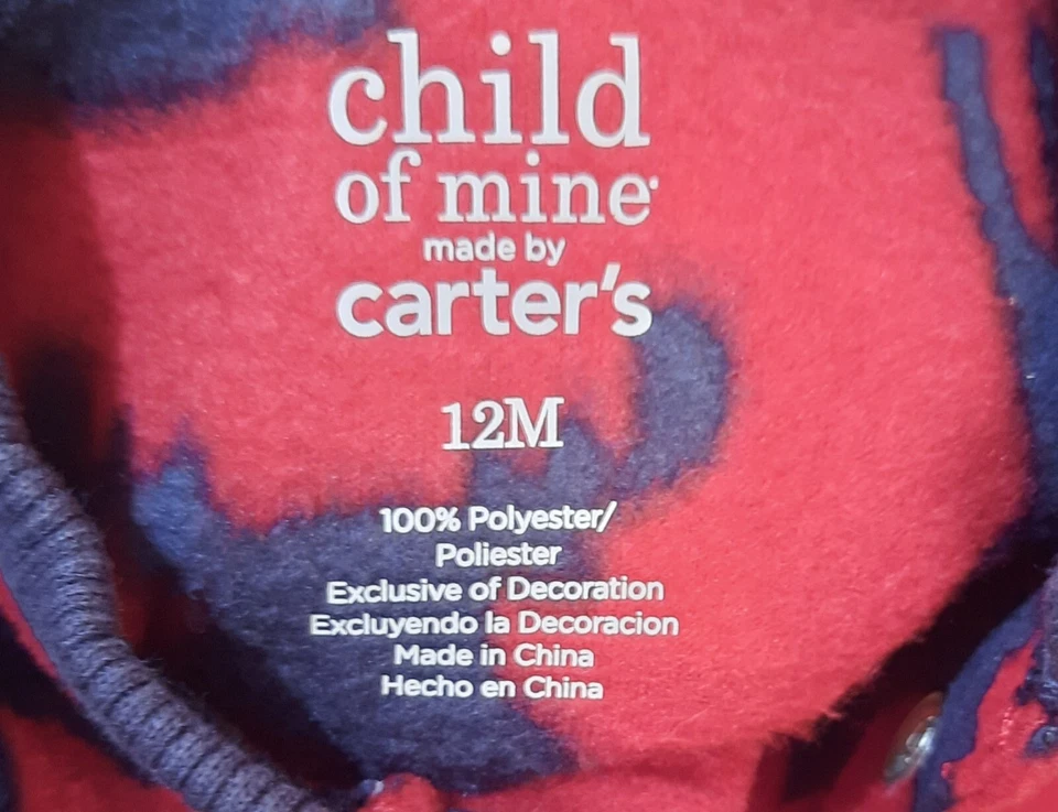 Nuevo Carter's Child of Mine Niño Dos Piezas Alce Set 12 Meses Foto 2 de 4