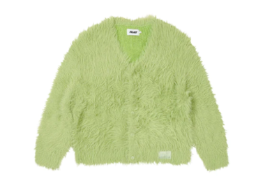 Palace Skateboards Yeti Cardigan Natural Green Size Small Palace Skateboards Yeti Cardigan Natural Green Size Small