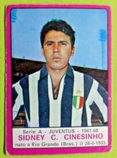 SIDNEY C.CINESINHO, JUVENTUS-PANINI FIGURINE EDITION 1967/68-REC