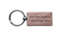 Wooden Laser Engraved  Personalised Gift Hotel Key Ring Key Chain