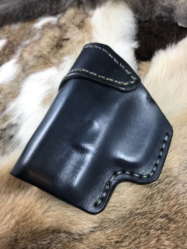 IWB Leather Holster with Monoblock Clip for Walther CCP - Picture 13 of 18