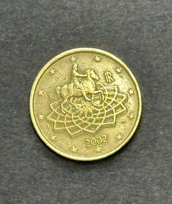 2002 Italy 50 Cent Euro Coin, Rare Collectors Coin | eBay