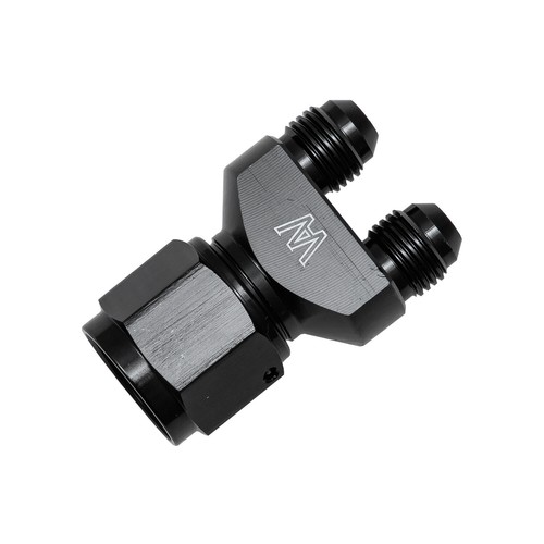 8PCS Y-Block Adapter Fitting 10AN Female To Parallel Exit Dual -6AN Male - Picture 5 of 6