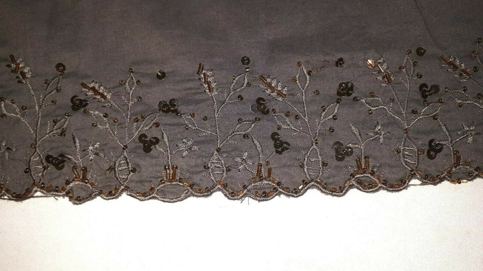 Brown Broiderie Anglaise sequin bead hippie boho festival strappy camisole 16 image 4